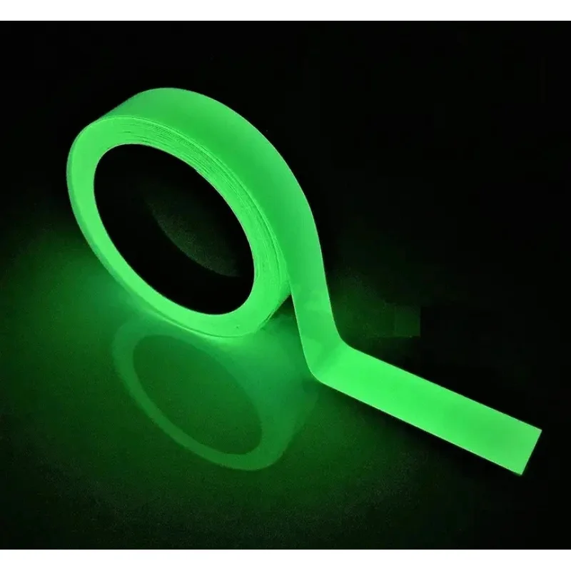 3M Glow In The Dark Self Adhesive Luminous Tape, Waterproof Fluorescent Night Glow Sticker, Safety Warning Mark Strip Home Decor