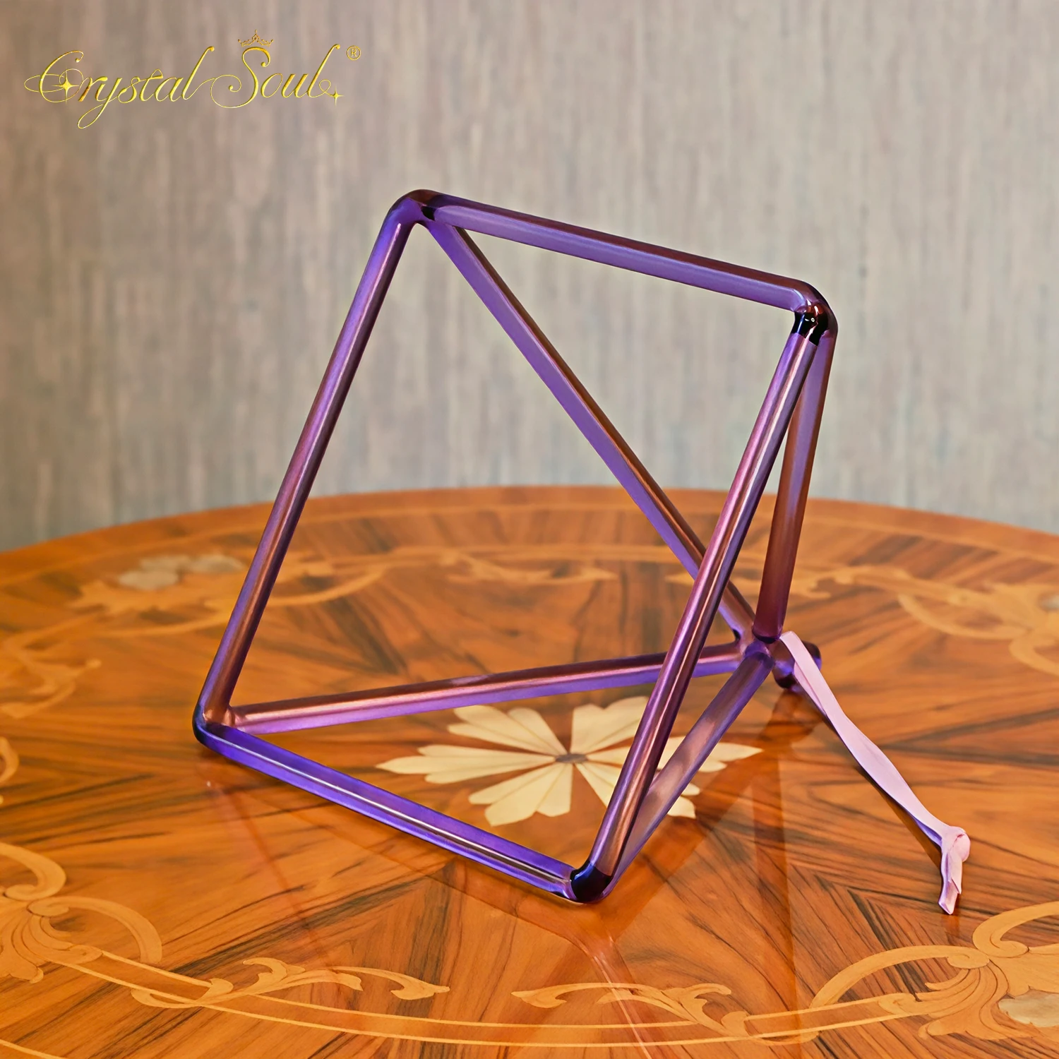 Purple Crystal Pyramid with ac - Tibetan Singing Bowl review and price