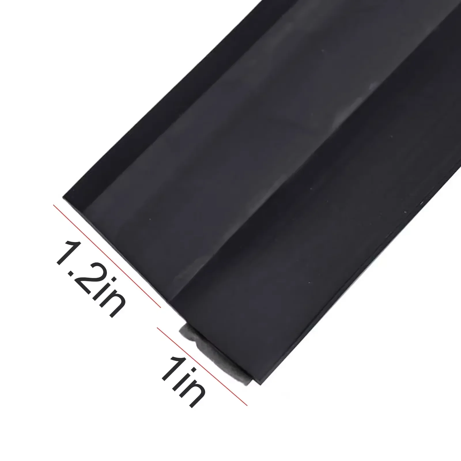 1PC Garage Door Edge Replacement Dustproof Full Wrap Bottom Seal Strip Portable Home Adhesive Rubber Trim