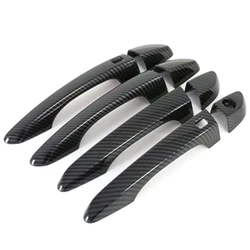 Car Door Handle Cover Trim Molding Catch Overlay Sticker Accessories for Hyundai Tucson TL 2015-2018 2019
