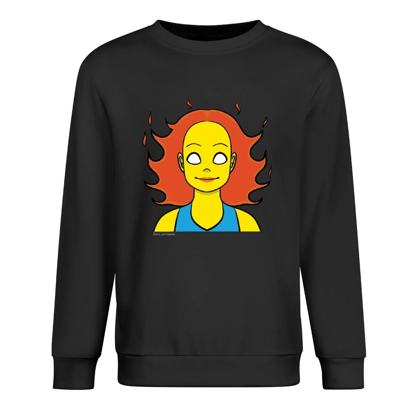 

Inferno. Fire Elemental Creature Pullover men wear winter clothes men's coat men's clothing new sweatshirts