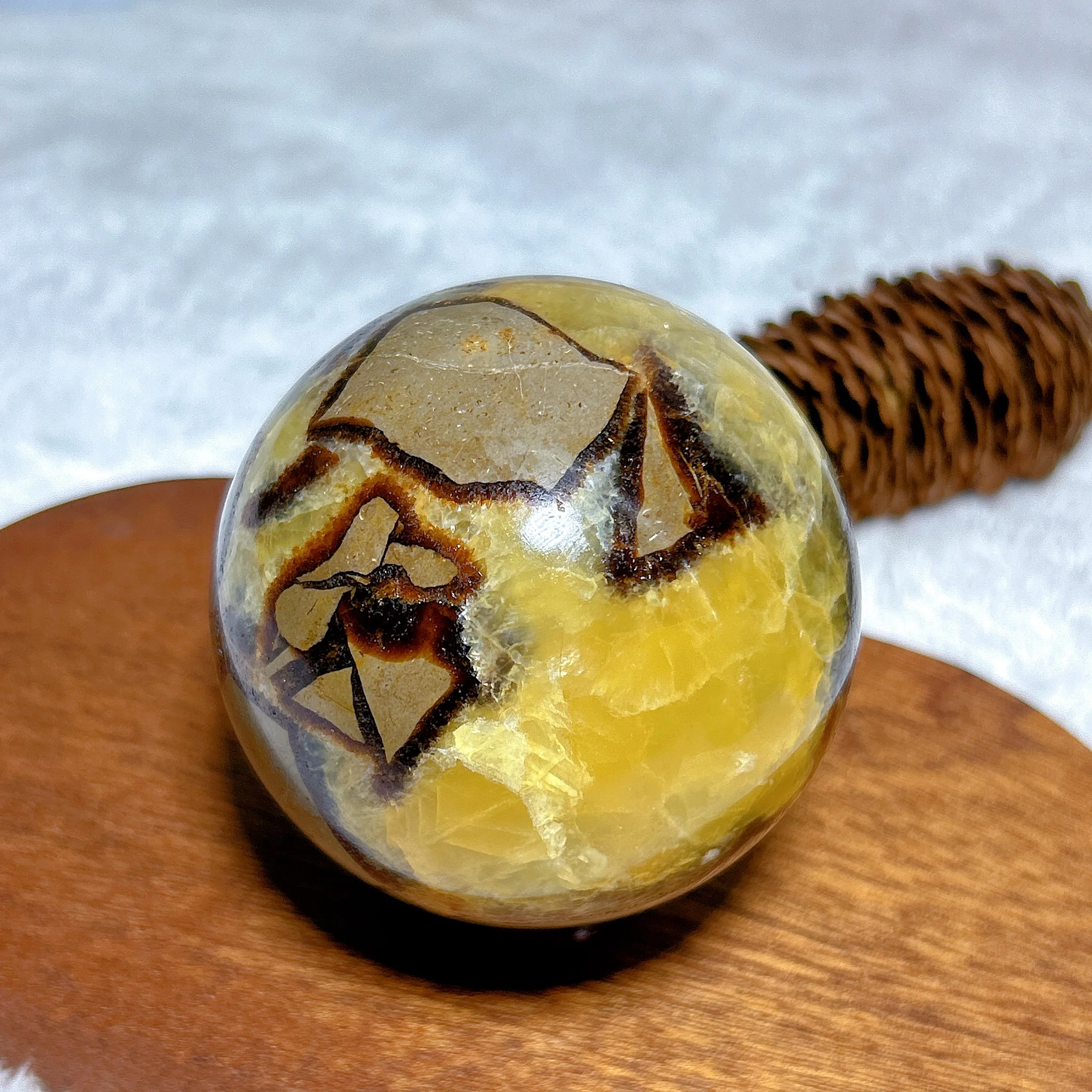 

High Quality Natural Crystal Septarium Sphere Gemstones Mineral Energy Reiki Home Decorations Gift