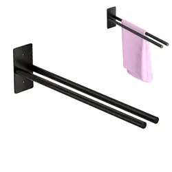 Self Adhesive Towel Rack Self Adhesive Hand Towel Holder Carbon Steel Bath Wall Shelf Rack Towel Stick On Sticky Hanger Bathroom