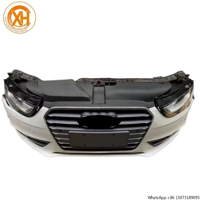 

Auto Body Parts Kit For2013-2016 A4L Front Bumper Headlight Grille Water Tank Radiator Fan