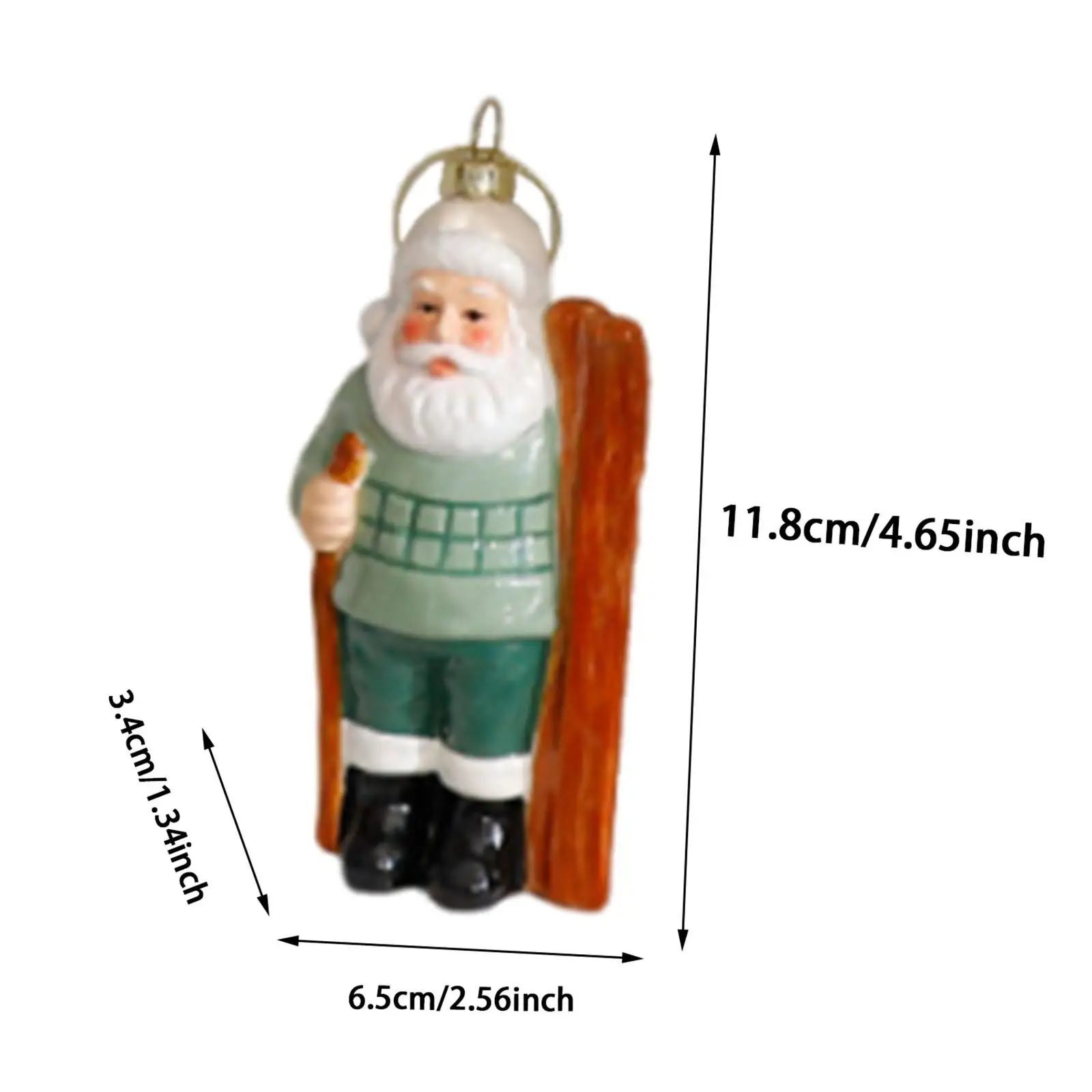 8x Xmas Small Pendants Xmas Decorative Baubles for Celebration Decor Holiday image 6