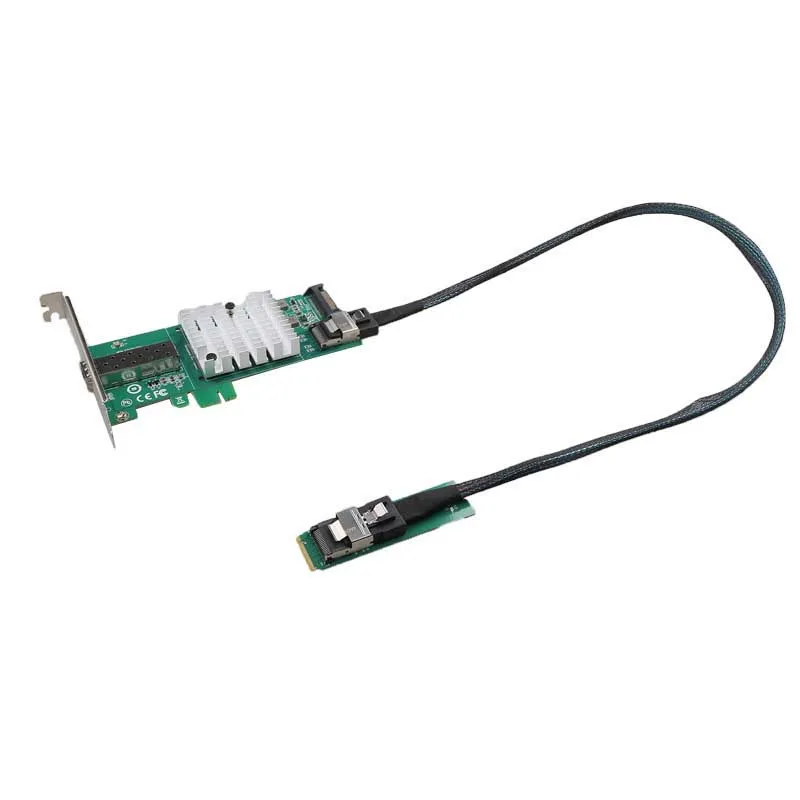 Adaptateur réseau de jeu de carte Lan 10G, Ethernet rapide RJ-45 LAN, carte réseau M. 2 PCI-E, 10000Mbps, adaptatif de jeu pour ordinateur de bureau