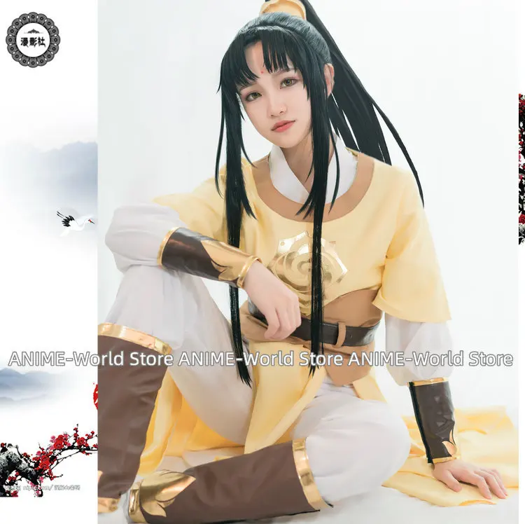 Mo dao zu shi jin ling anime cosplay kostüm großmeister der dämonischen kultivierung alte kleidung synthetisches perücken haar für frauen männer