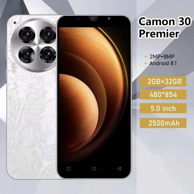 هاتف Camon 30 Premier 5G 2025 الجديد بشاشة 7.38 بوصة عالي الدقة وأندرويد 14 هاتف محمول سنابدراجون 8 gen3 بشريحتين 8800 مللي أمبير في الساعة غير مقفول