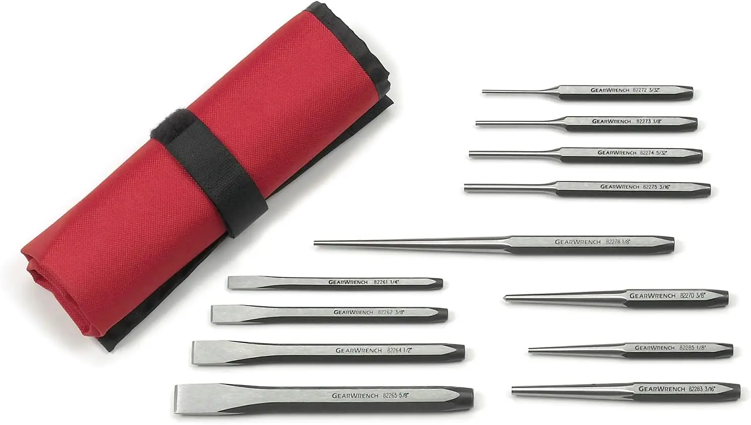 

12 Piece Punch and Chisel Chrome Set | 82305
