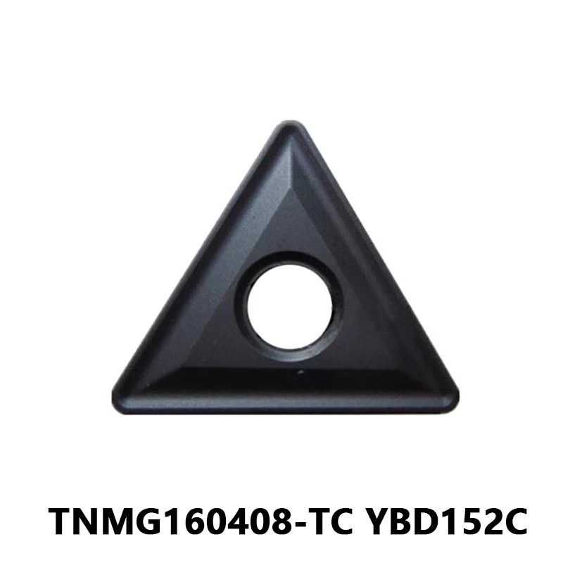 

Lathe Tool TNMG TNMG160408 TNMG160408-TC YBD152C Carbide Inserts for Cast Iron Processing High-Quality External Turning Tool