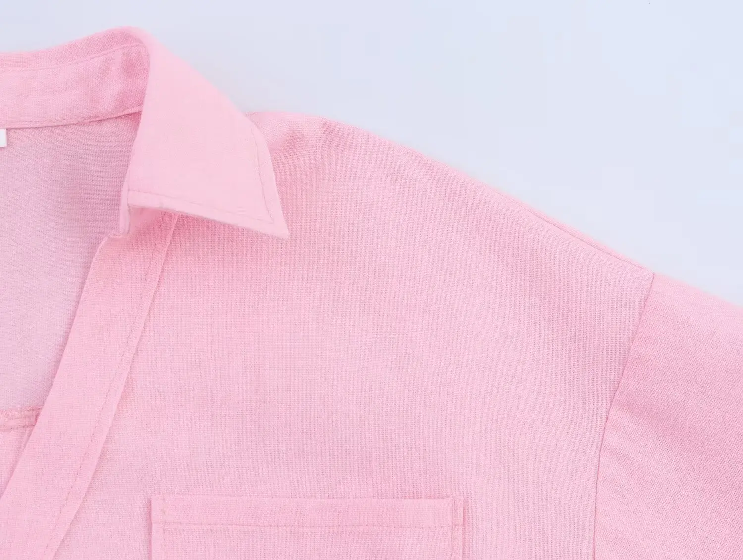 MYST&ZA2025 Sommer neue Damenbekleidung einfaches, bequemes, modisches und vielseitiges lässiges ärmelloses Revershemd