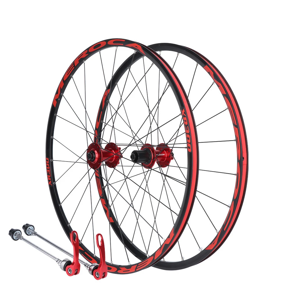 

MTB Bike Wheelset 26 27.5 Inch 6-Bolt Disc Brake Wheels QR Hub 120 Clicks Aluminum Alloy Tubeless Ready Mountain Bicycle Wheels