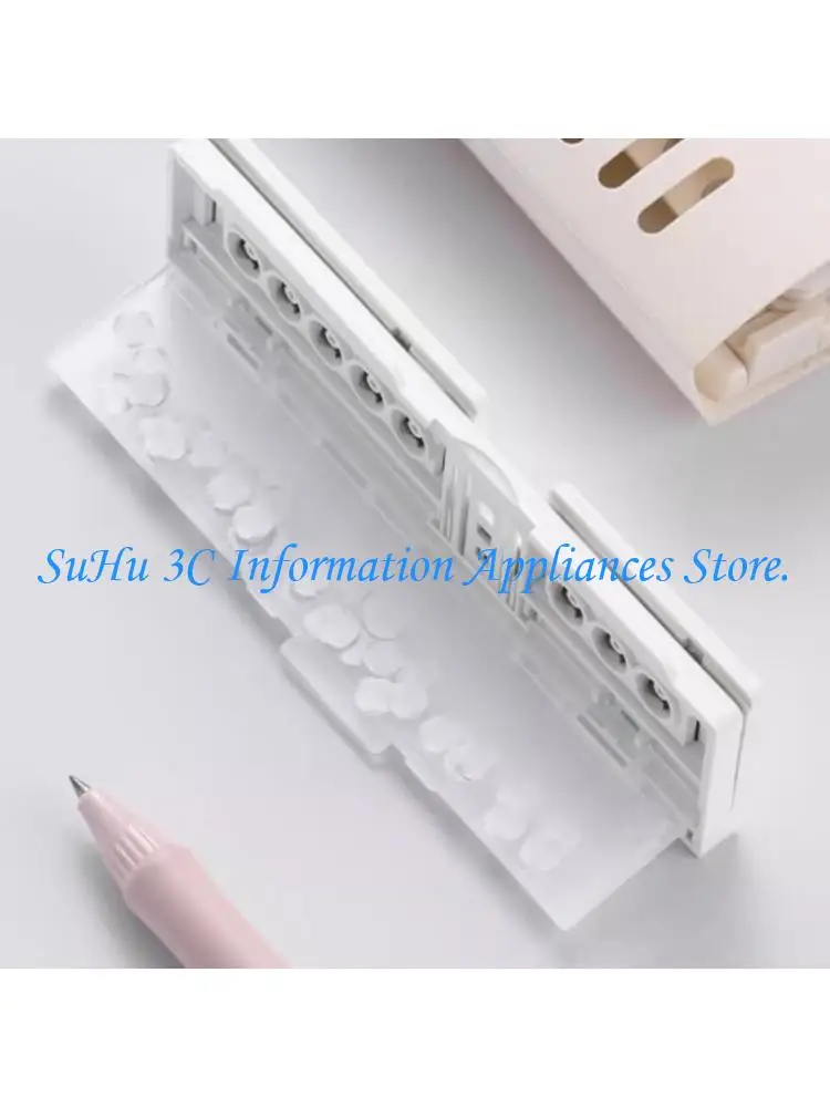  Manual ABS Paper Puncher 8 Hole Puncher 2 Sheets Capacity For Binder Notebook Journal And School Offices Home Project
