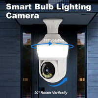 Yoosee WiFi Bulb Lamp Camera 5MP 3MP Indoor Lighting Security Wireless IP Smart Home Camera Led White Light Color Night Vision