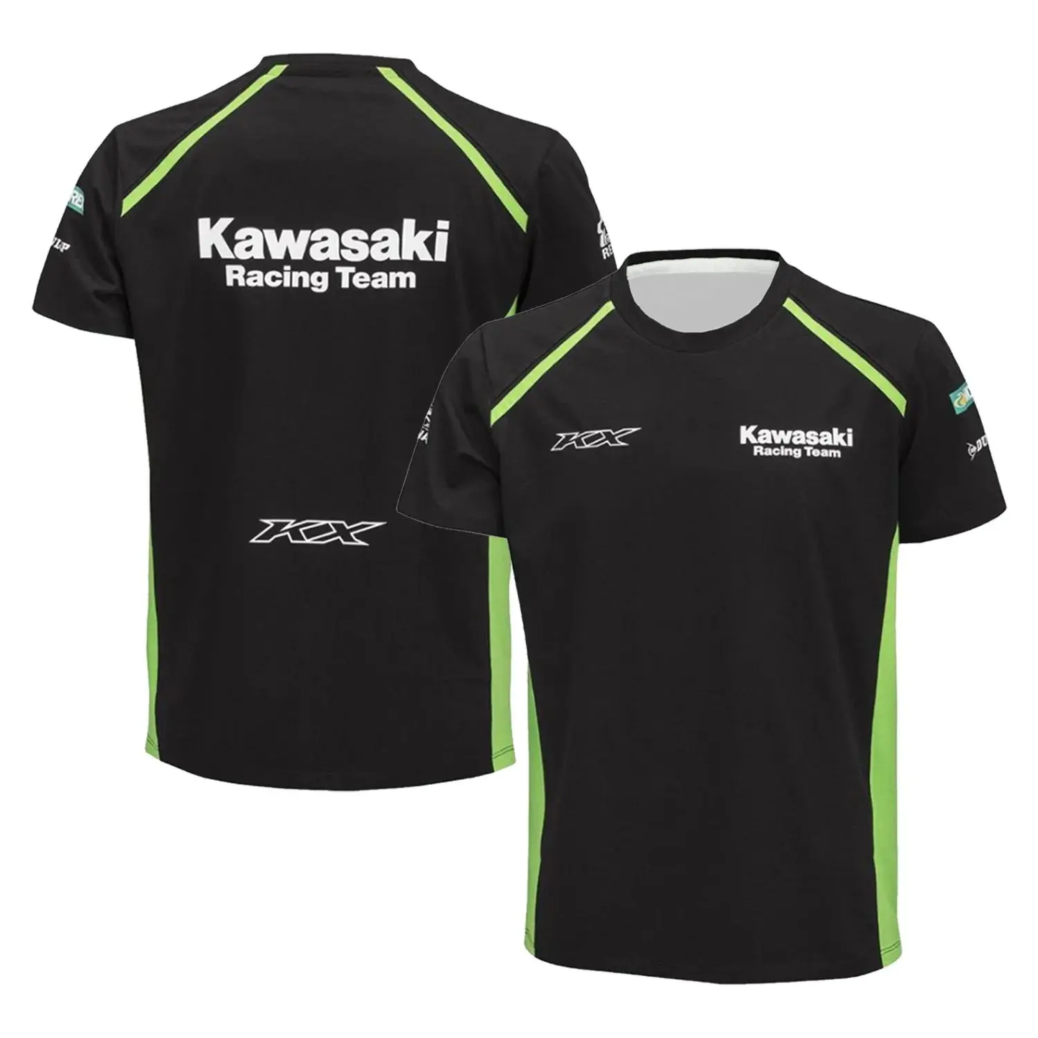 

Новые летние модные футболки для любителей мотоциклов Kawasaki для мужчин и женщин, быстросохнущие футболки, женские летние ти