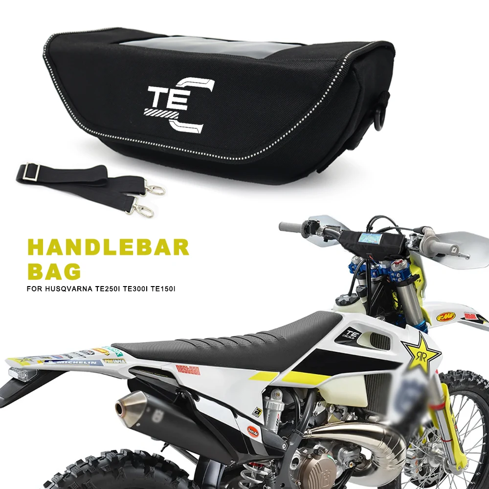 

For Husqvarna TE250i TE300i TE150i Motorcycle accessory Waterproof And Dustproof Handlebar Storage Bag