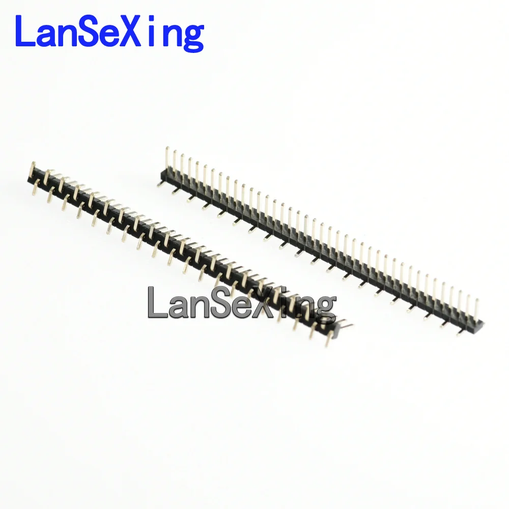 1.27mm misaligned pin arrangement 1X40P 1 * 50P single row vertical patch pin arrangement misaligned