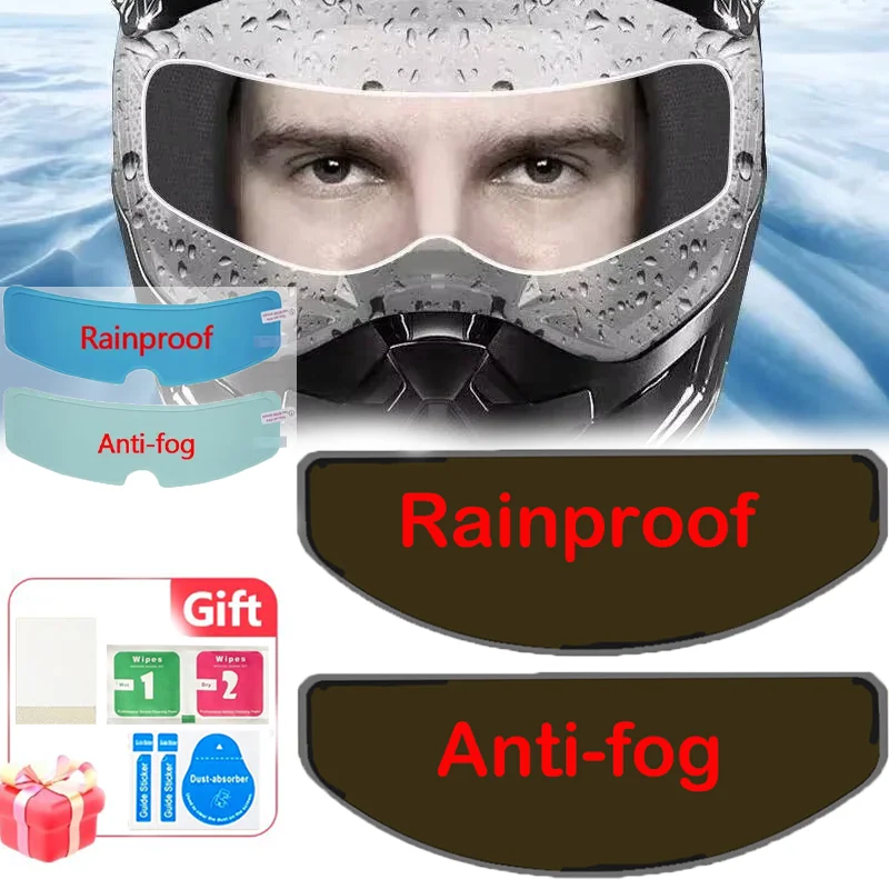 Universal Motorcycle Helme Anti-Fog Rainproof Multifunctional Outdoor Nano Coating Clear Protective Patch Moto Accessories