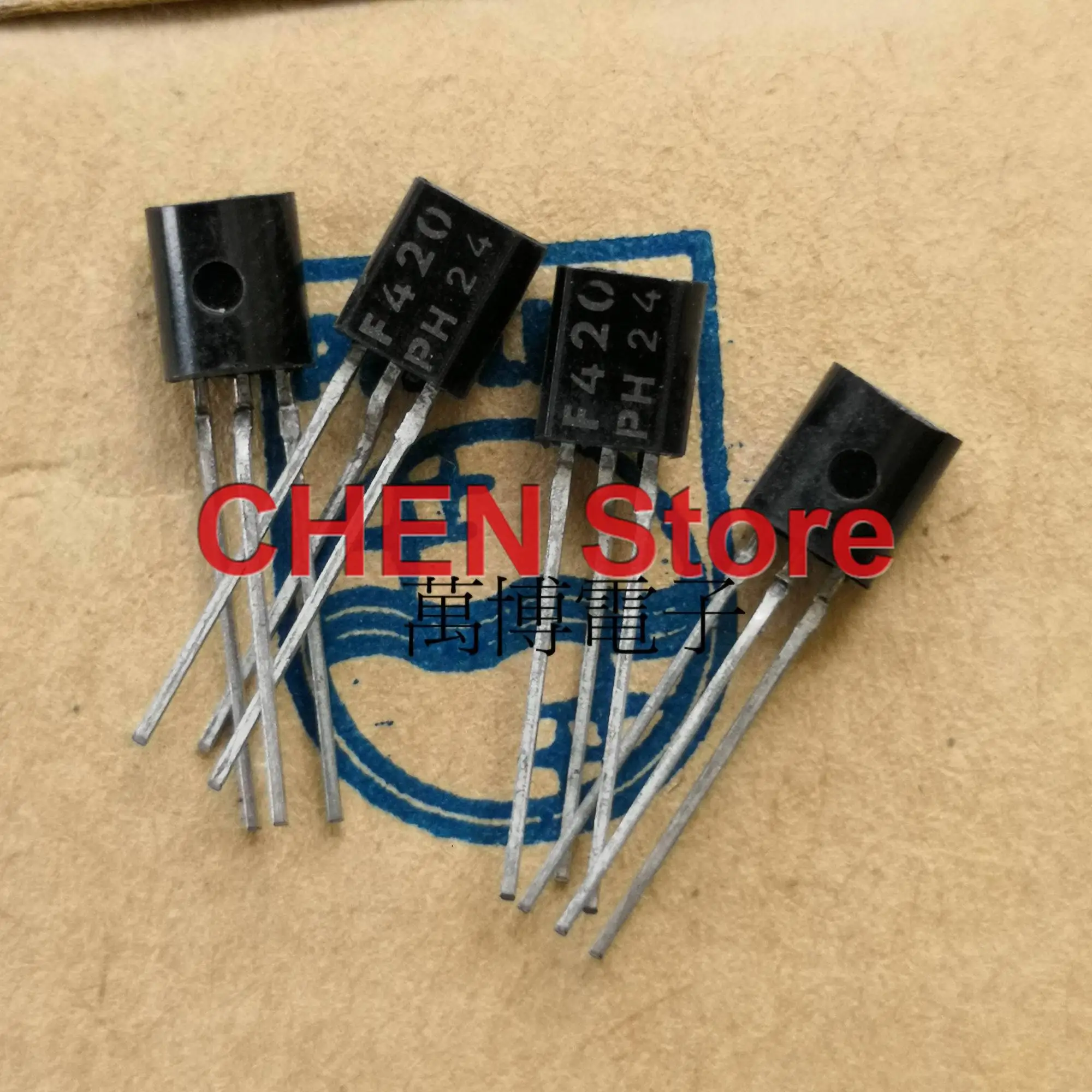 10PCS PH BF420 TO-92 transistor PHI F420 BC Audio Power Amplifier Triode