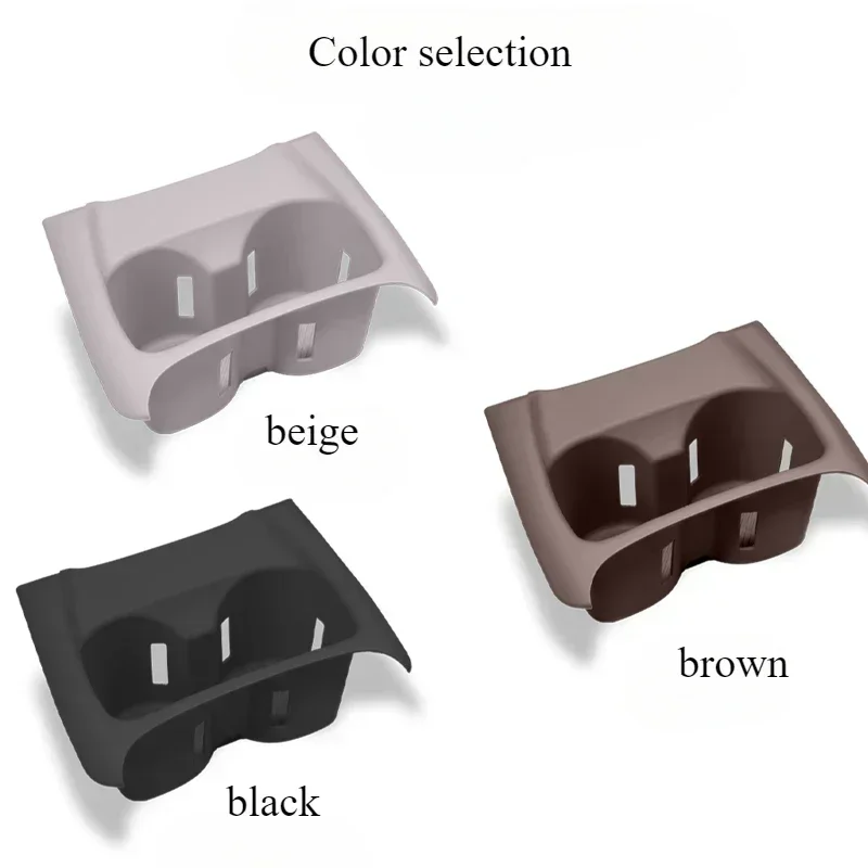 فتحة كوب ماء للتحكم المركزي للسيارة، وسادة حماية معدلة من السيليكون المقاوم للخدش لسيارة BYD Song Pro DMI 2020-2024