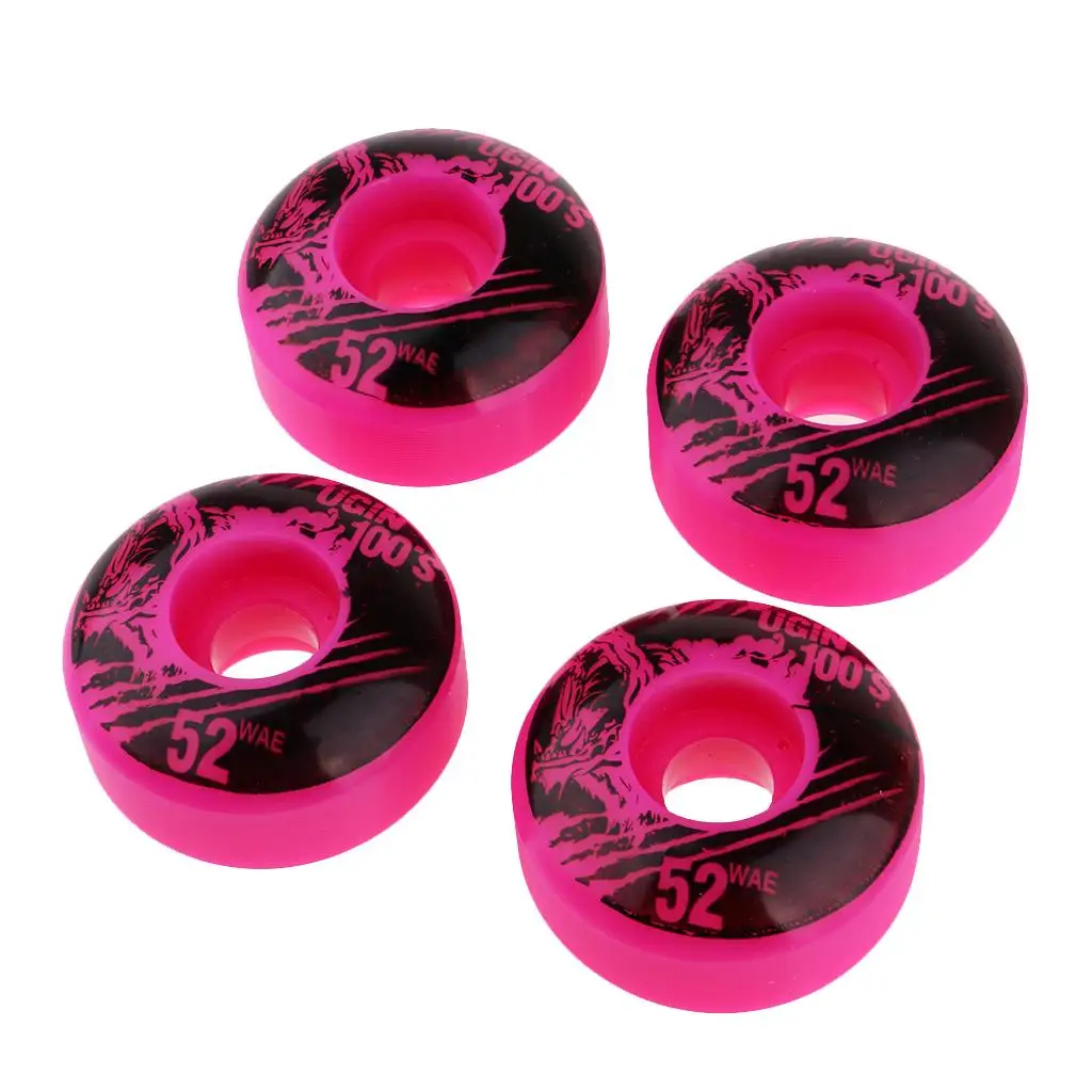 4 Pieces / Set Skateboard Wheels Robust PU Skate Wheels 100A