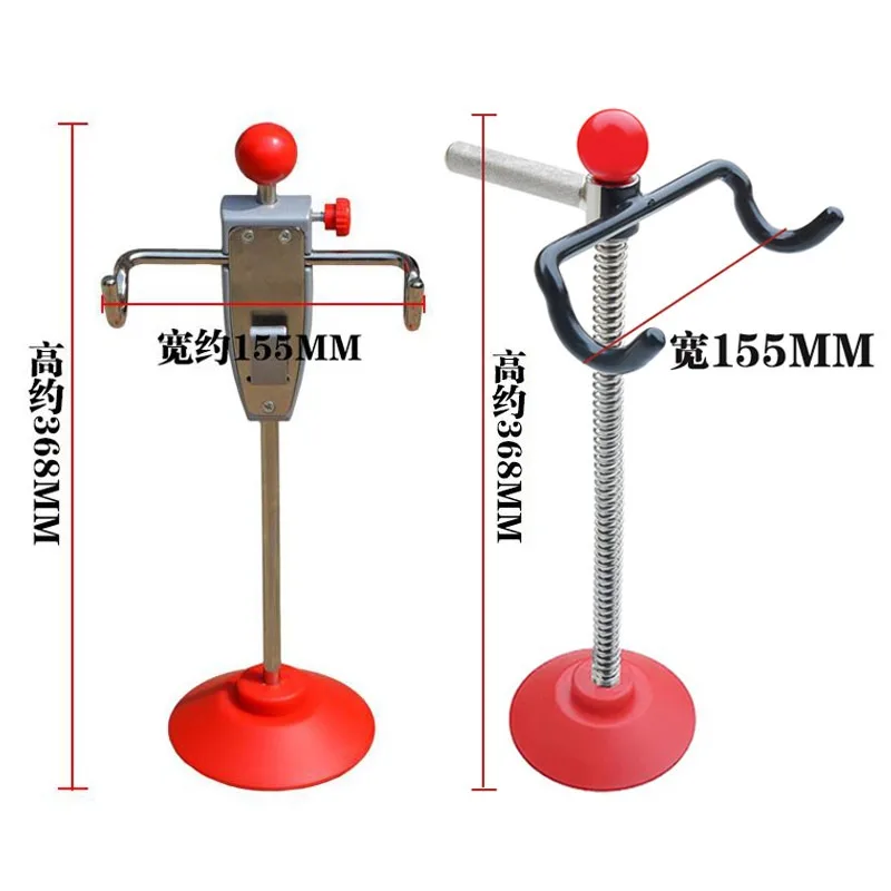 Automobile four-wheel aligner, steering wheel holder, holder, brake ejector lever four-wheel positioning matching locking tool