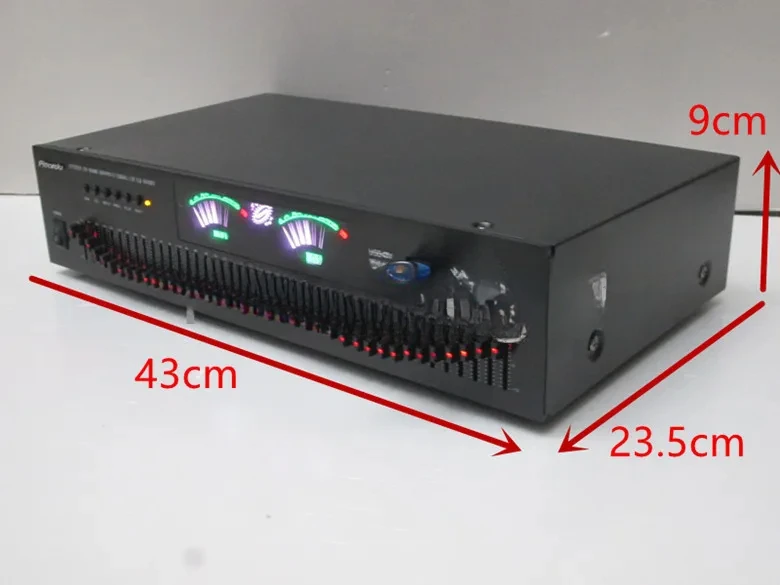 for40-Segment 5.0 Lossless Bluetooth Card Stereo High School Bass HiFi Fever Home Double 20-Segment EQ Equalizer