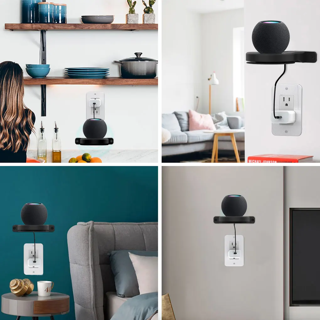 For Echo Dot 5/4 Wall Mount Holder Speaker Bracket For Amazon Alexa Echo Dot 4 Generation Smart Bluetooth Speaker Hanger Stand