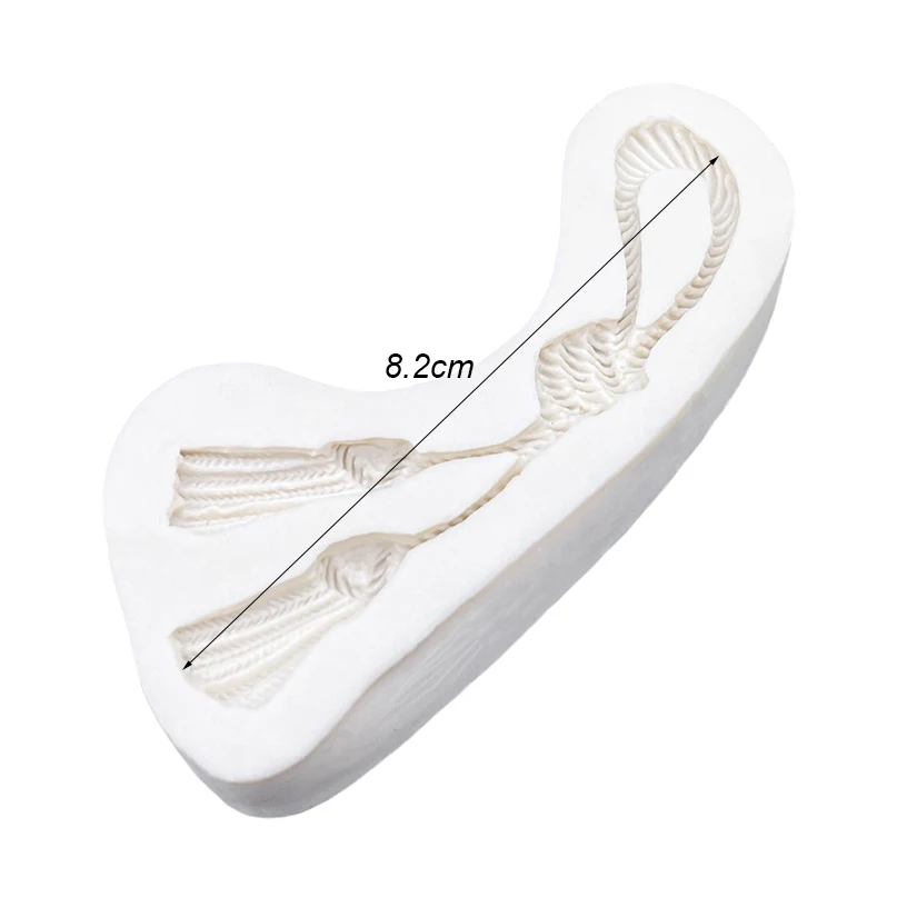 Curtain Tassels Silicone Sugarcraft Mold Resin Tools Cupcake Baking Mould Fondant Cake Decorating Tools