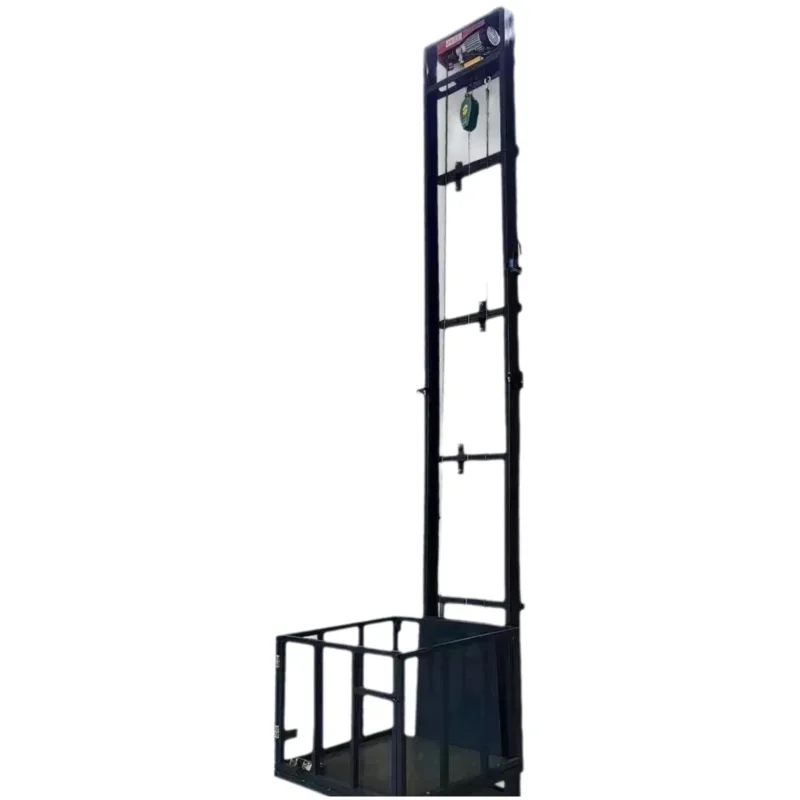 Electric Lift Small Electric Lifting Platform Freight Elevator Fixed Simple Anti-fall Factory Warehouse Home Hoist