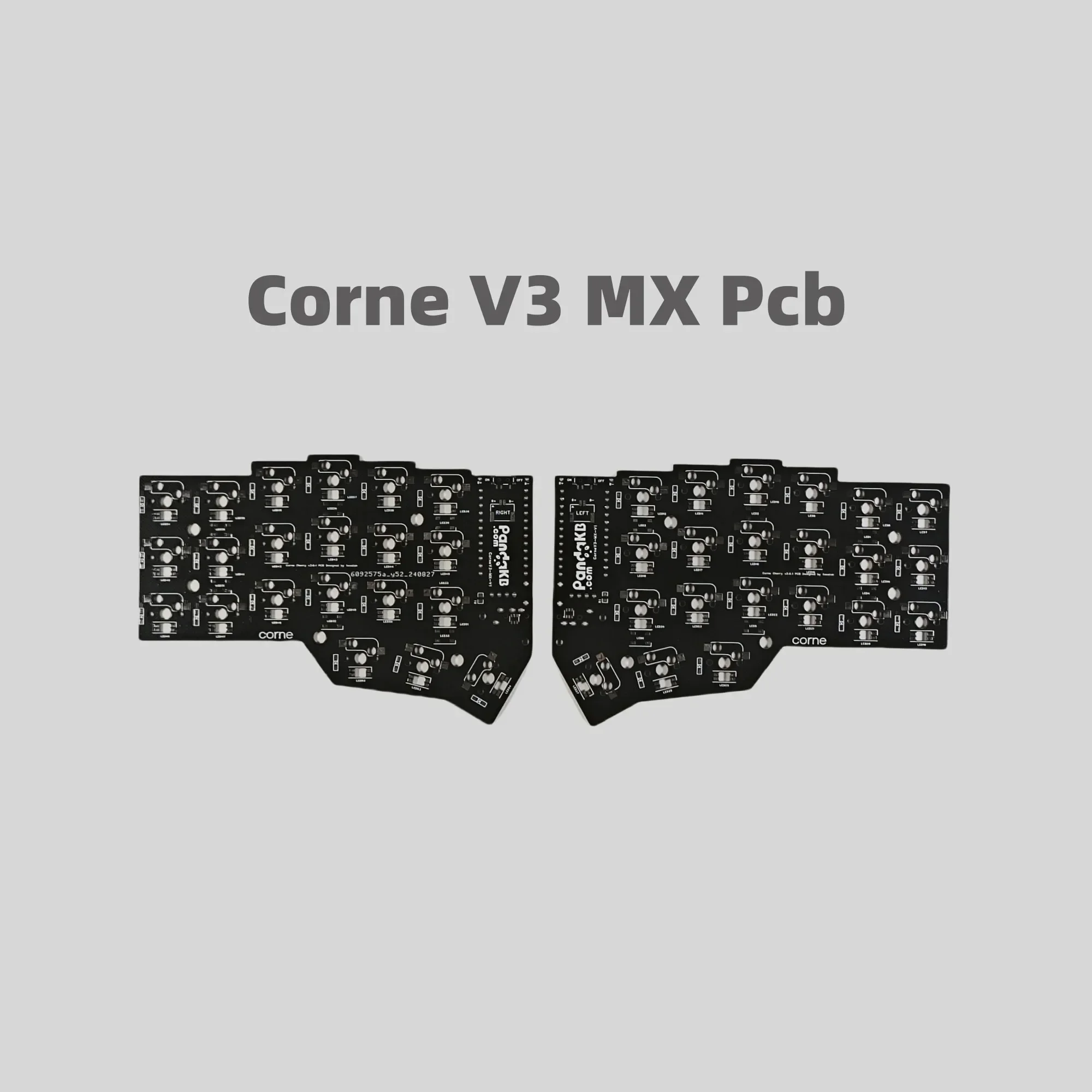 Corne V3 Kit PCB Keyboard Terpisah Corne Crkbd PCB RGB Kit Keyboard Tanduk Nirkabel DIY Kustom untuk Aksesori PC Keyboard Mekanis