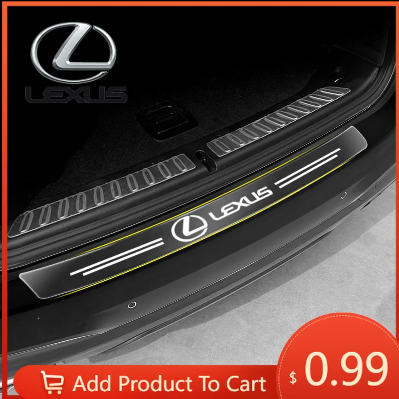 

Наклейки для интерьера автомобиля, 1 шт., прозрачные, защитные 3D-наклейки для багажника, для Lexus IS250 IS200 CT200h GS300 LS430 RX450h LX570 I