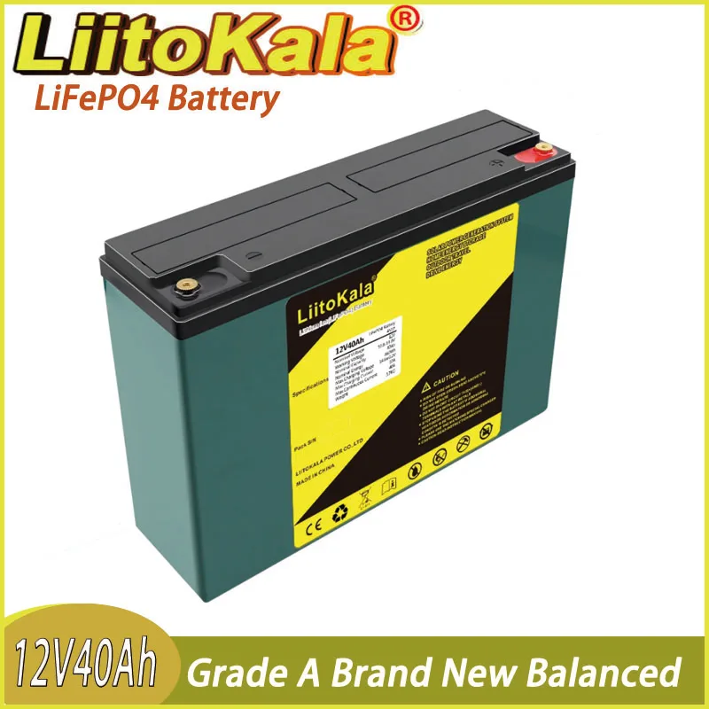 LiitoKala 12V 180Ah литий-железный фосфат аккумулятор 12.8V вагон-камер для голь