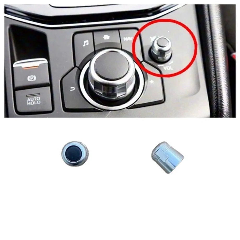 Smooth Operation Multimedia Switch Knob for Mazda For CX 5 For Axela For Atenza For CX 4 Silver Coating and Lightweight