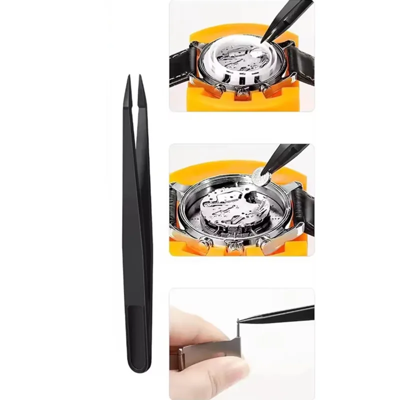 26 قطعة طقم تصليح الساعات تعديل وإصلاح أداة مجموعة ساعة الغطاء الخلفي أداة إزالة دعوى الساعاتي إصلاح أطقم