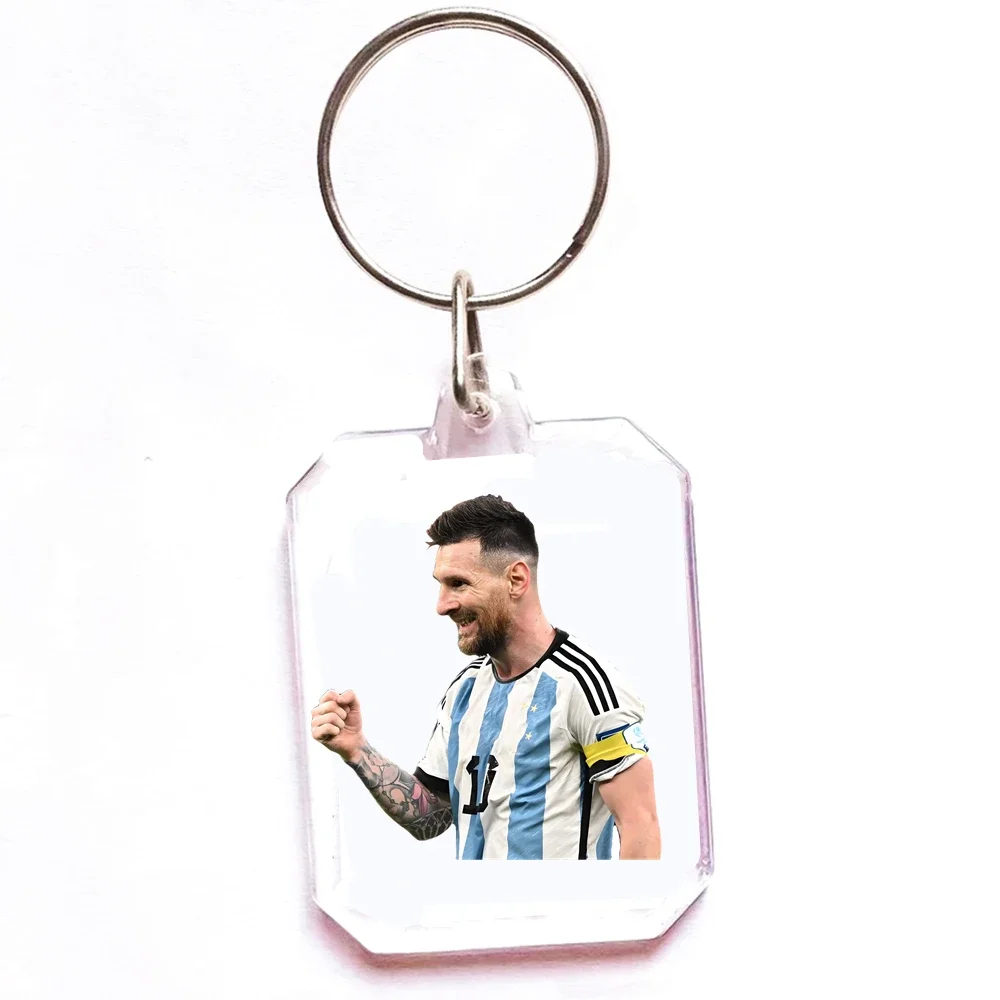 8Kinds Soccer Player Messi Arts Crafts, Acrylic Waterproof Album Frame Football Souvenir for Aldults Boys Girls Teens Messi