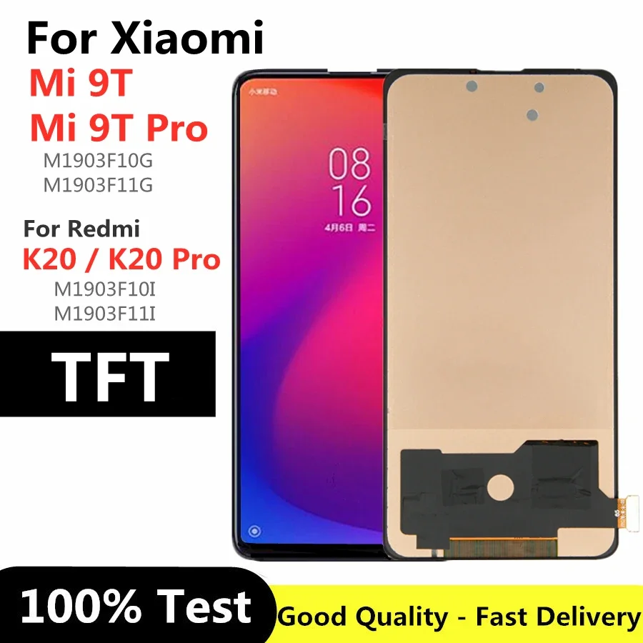 

6.39" TFT Mi 9T Pro LCD For Redmi K20 Pro Lcd Display Touch Screen Digitizer Assembly Parts For Xiaomi 9T Mi 9T Mi9T Pro K20 Lcd