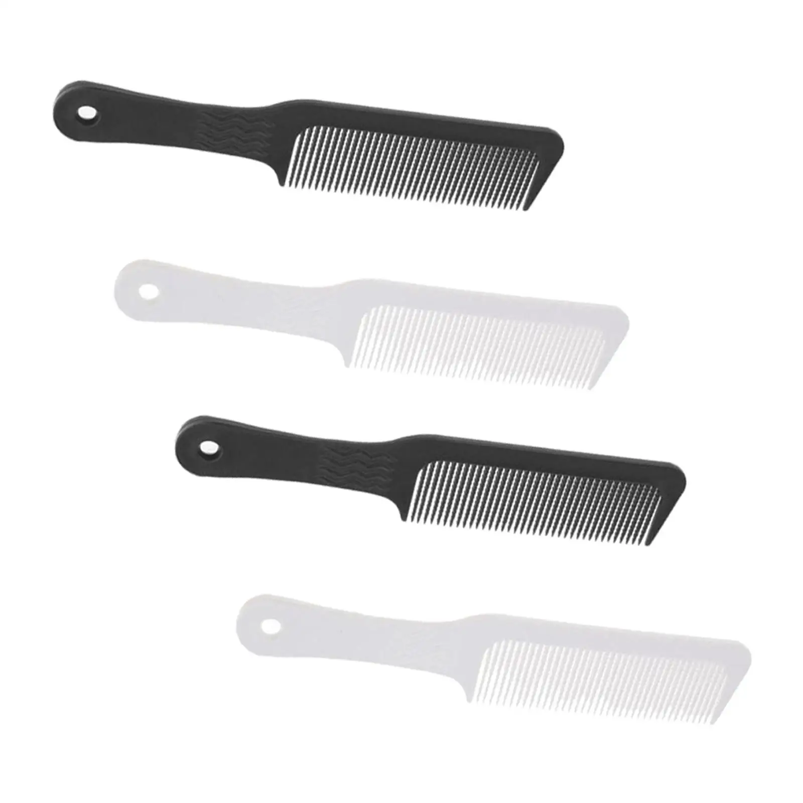 4x Barber Cutting Styling Combs for Blending Tapering Flat Tops