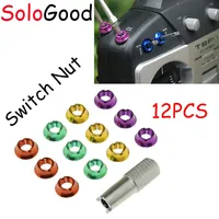 SoloGood 12PCS Radio Control Switch Color Nut For Futaba JR FrSky Taranis Transmitter