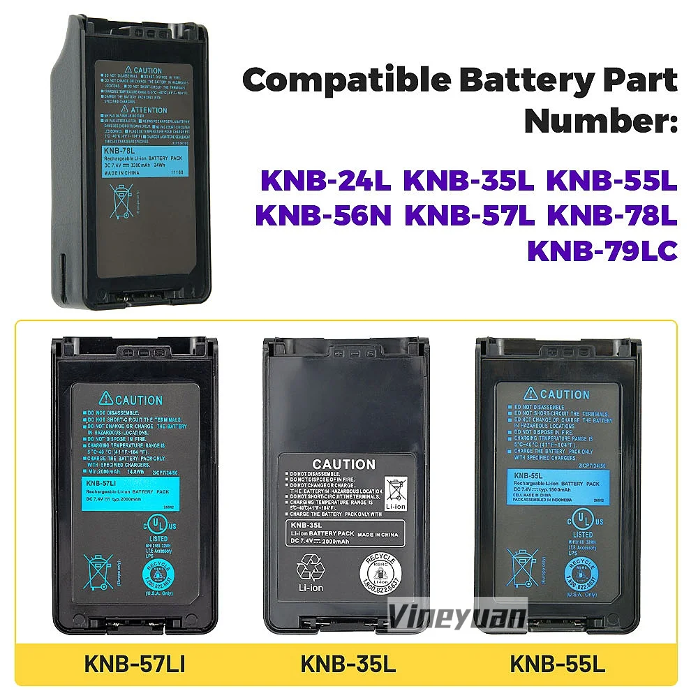 Imagem -03 - Bateria de Substituição 3300mah Apto para Tk3360 Tk-3160 Tk2170 Tk-3173 Tk-3170 Nx-220 Nx-320 Tk-3140 Tk-2160 Knb78l