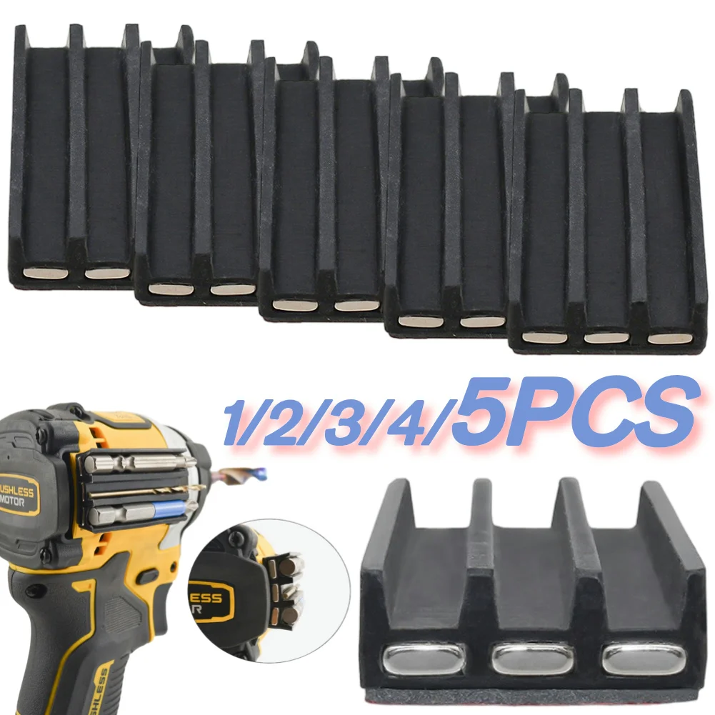 

1-5PCS Magnetic Bit Holder Screwdriver Bits Holder Powerful Magnet Drill Bit Holder for Dewalt Impact Drivers Drills