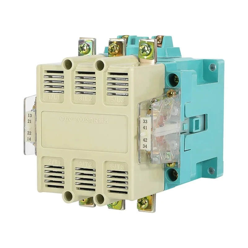 

General AC Contactor CJ20-63A100A160A250A400A Three-phase 380V Silver Touchpoint 2 20V Electrician