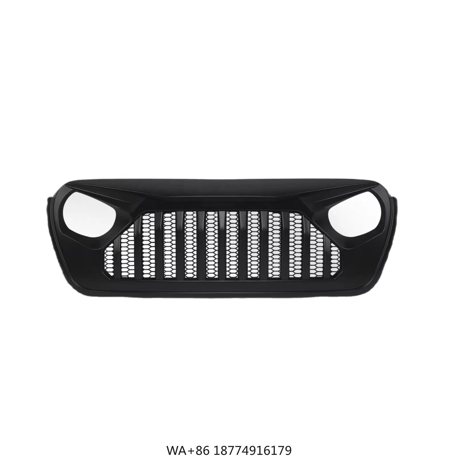 

Wrangler JL Fury Grille Modified Grill Matte Black Glossy Black White Fury Compatible With for Jeep Wrangler JL 2018+