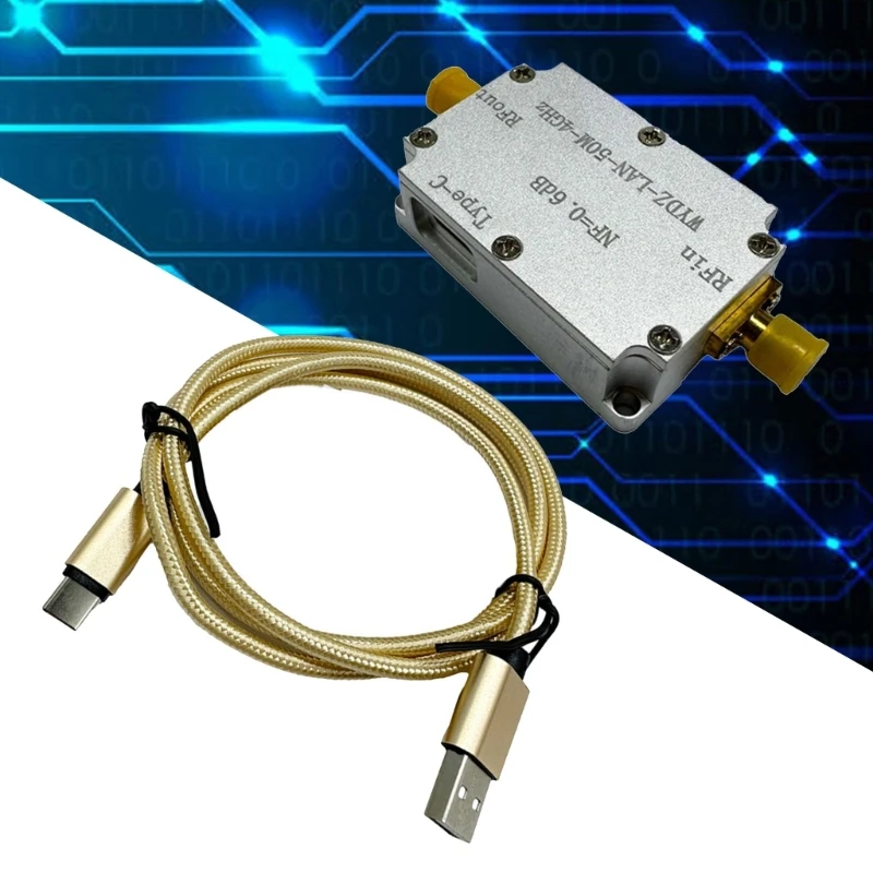 L74B 50M-4G RF Amplifier 20dB Enhances Sensitivity & Gains for Spectrum Analysis Enhances Reception for Crisp Audios