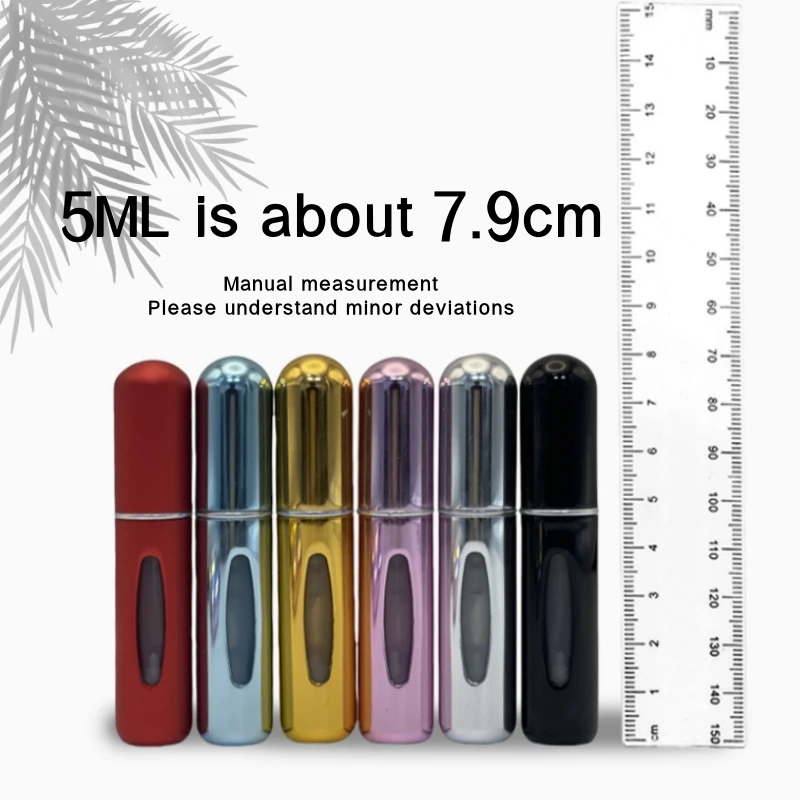 Refillable Mini Perfume Bottle Portable Cosmetic Bottle Spray Bottle Atomizer Spray Container Travel Refillable Bottles 8ml /5ml