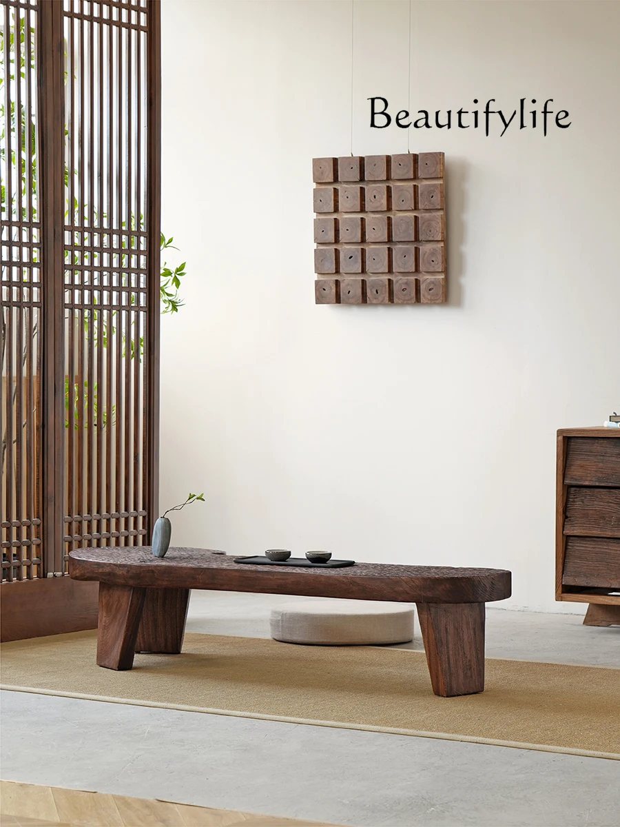 

Nordic Style Solid Wood Tea Table Simple Tatami Low Table