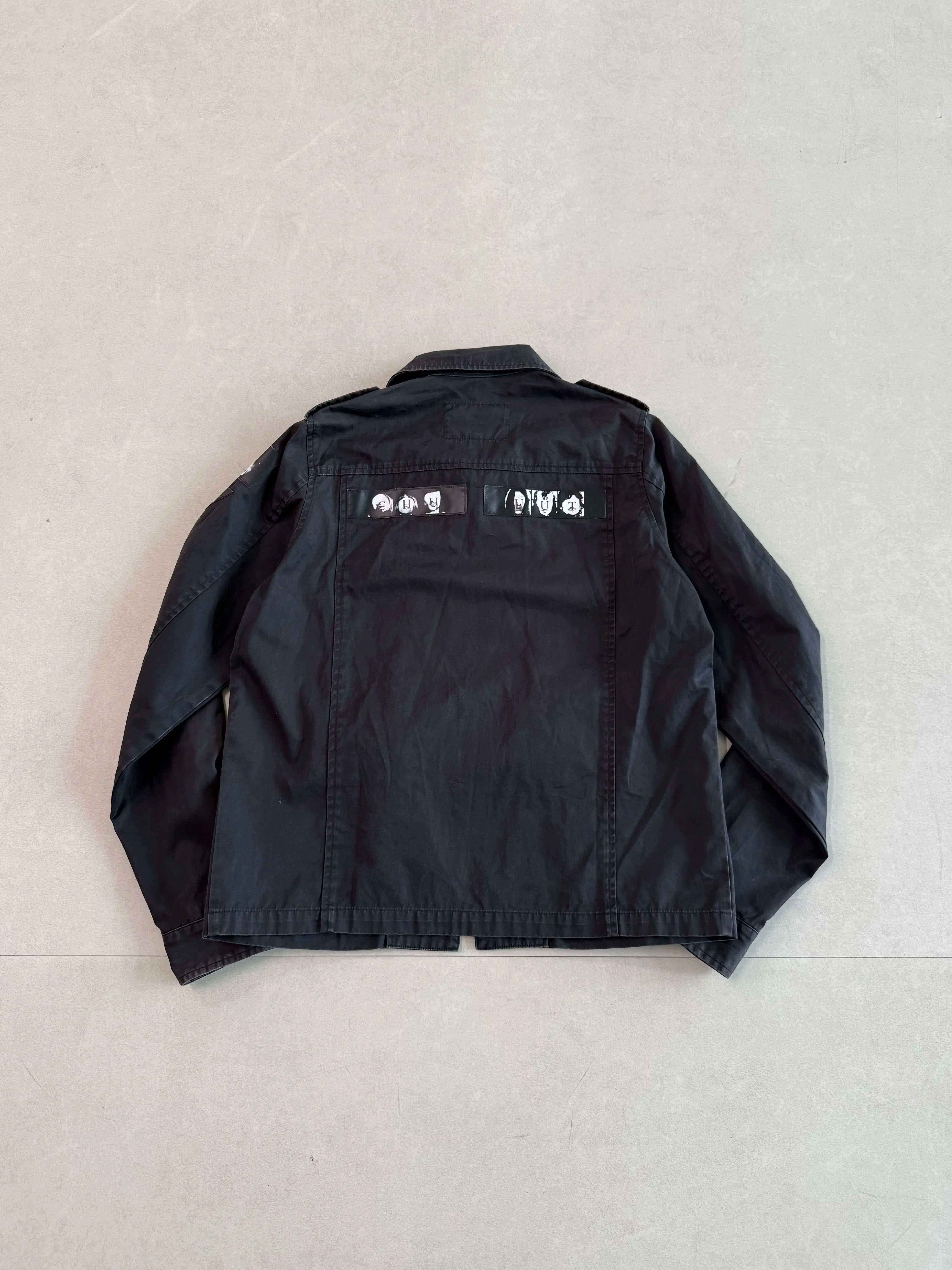 Under 06ss T Heavy Industry Patch Zip Tooling Jacket Klaus Zip Jacket