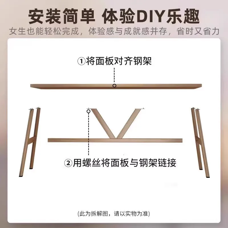 Computer desk Desktop desk Home workbench Rental house Bedroom Simple student writing desk