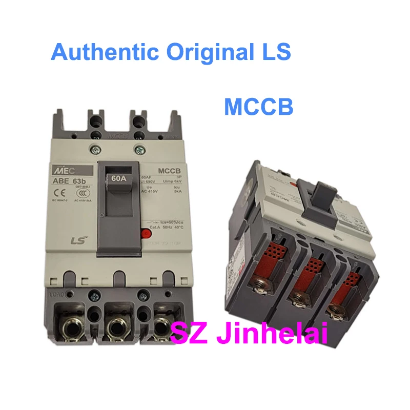 

Оригинальные автоматические выключатели LS ABE63b ABS63b в литом корпусе, защитные и отключающие, 3P 60A