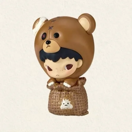 

Pop Mart Hirono, комбинированная большая семья и серия ограниченной серии, милая и интересная коллекция игрушек-сюрпризов, рождественские подарки